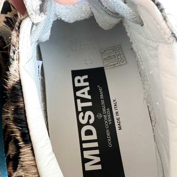 Golden Goose Leopard Mid Star Sneakers - Picture 7 of 9
